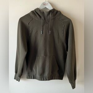 Lululemon Olive Green Pullover Hoodie | Size 4 | Flawed - athleisure activewear